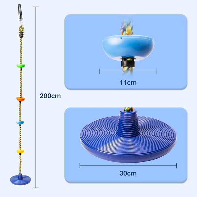 Thumbnail 1 de Katomi Kletterseil Schaukel Set mit Plattform und Sitz đ