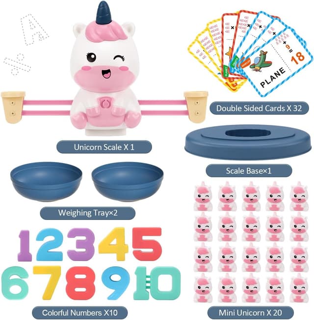 Thumbnail 6 de 66PCS Unicorn Balance Math Toy