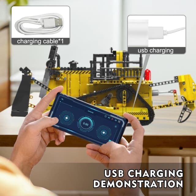 Thumbnail 4 de Mould King Technik 15071 Bulldozer 1508 pièces