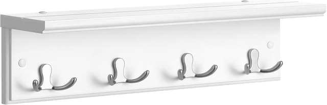 Detalle de SONGMICS LHR42WT appendiabiti con mensola 25 kg