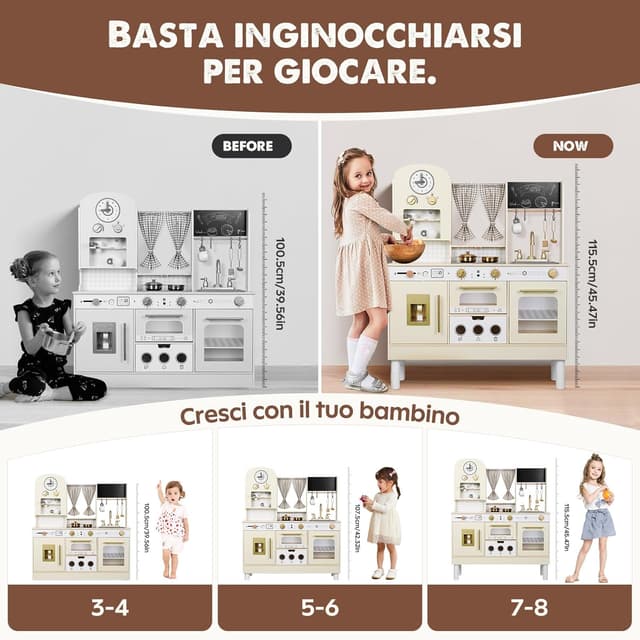 Detalle de EDUBEBO set cucina bimbi 115 cm