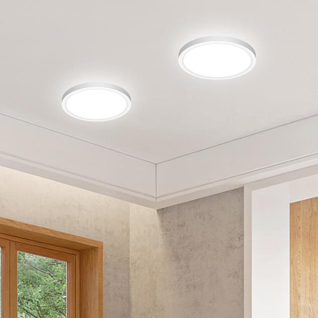 Thumbnail 6 de slochi Deckenlampe LED 39 cm (36 W, 4.200 lm) mit 3 Farbtemperaturen & IP44 für Bad & Küche