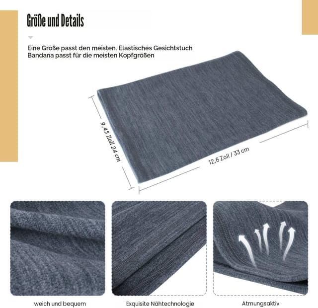 Thumbnail 3 de HEGCOIIE Winter Loop Schal Damen Herren 2er Pack