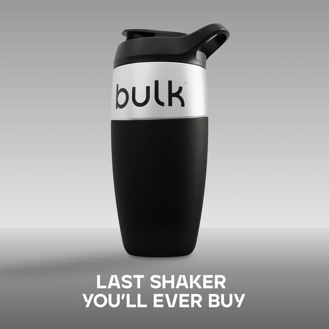 Detalle 2 de Bulk x Promixx Stainless Steel Shaker Bottle 700ml 🥤
