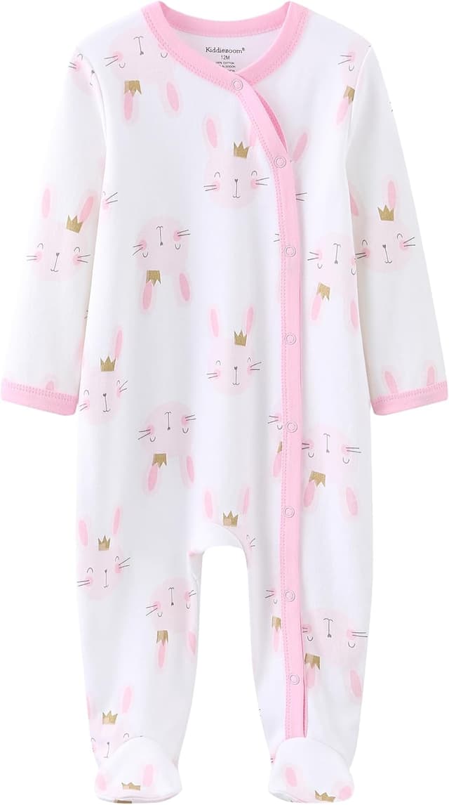 Thumbnail 3 de Ecojoy Baby Sleepsuit 3-Pack Cotton