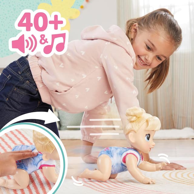 Detalle de Baby Alive Harper Hugs 27 cm poupée interactive