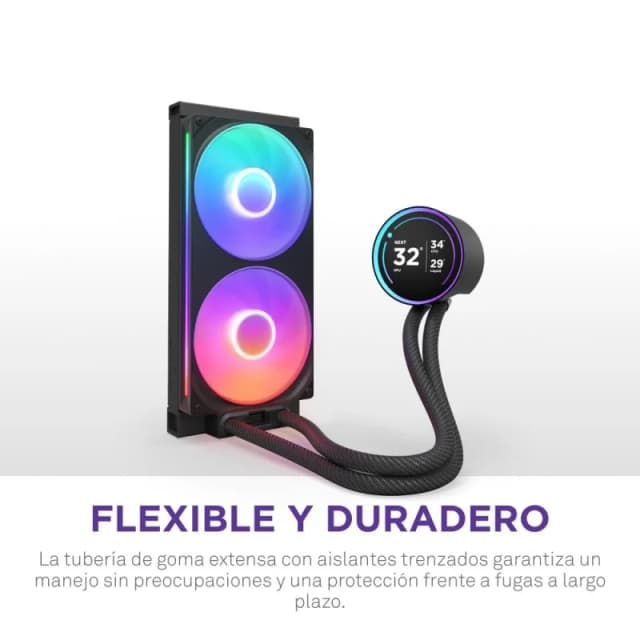 Thumbnail 2 de NZXT Kraken Elite 280 RGB Kit Refrigeración Líquida con Pantalla IPS 280mm Negro