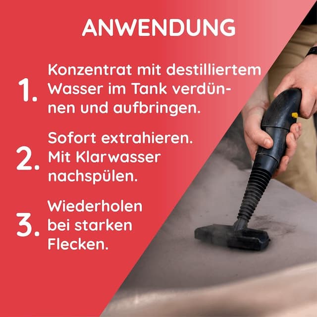 Thumbnail 5 de hauszauber NEU Waschsauger Polsterreiniger Extra Rein – 1000 ml Konzentrat für Nass- und Waschsauger