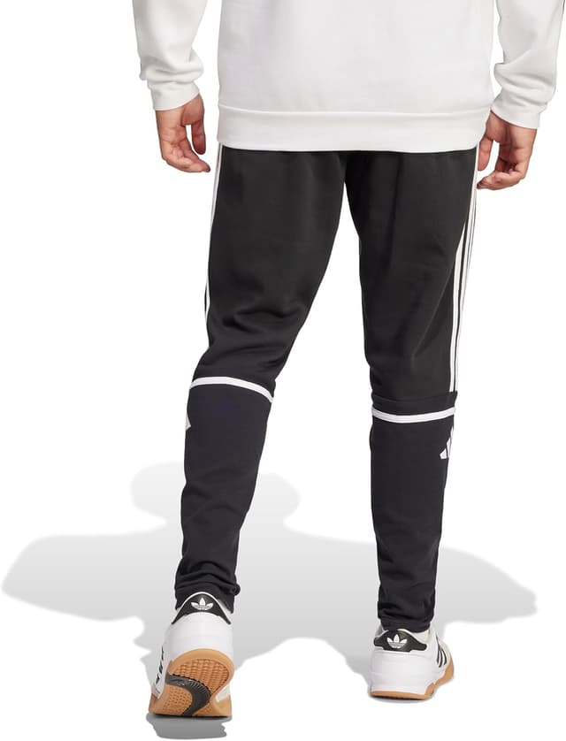 Detalle de adidas Uomo SQUADRA25 Sweat Pant en Black/White (XS): pantalón de chándal con bolsillos con cremallera