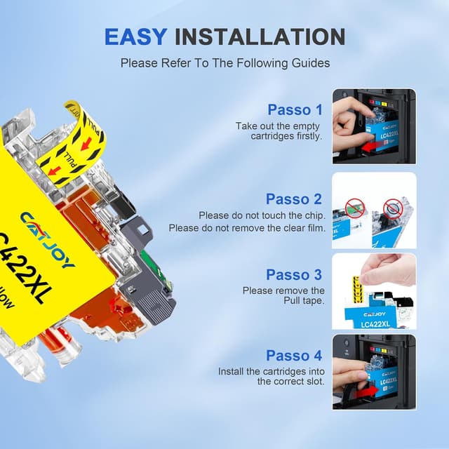 Thumbnail 3 de CATJOY LC422XL ink for Brother LC422