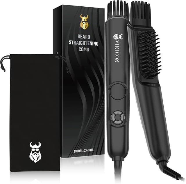 Imagen de VIKICON Beard Straighteners Brush 3-in-1 en OfertitasTOP
