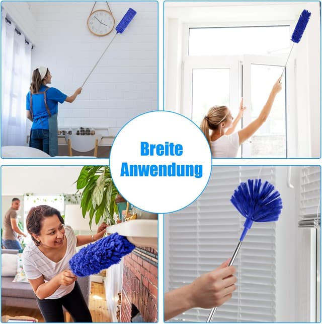 Detalle 2 de 7 Teiliges Staubwedel Teleskop Waschbar