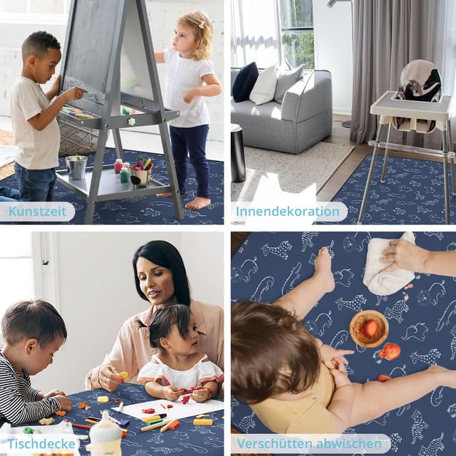 Detalle 2 de Spritzschutzmatte fürs Füttern 128 x 128 cm