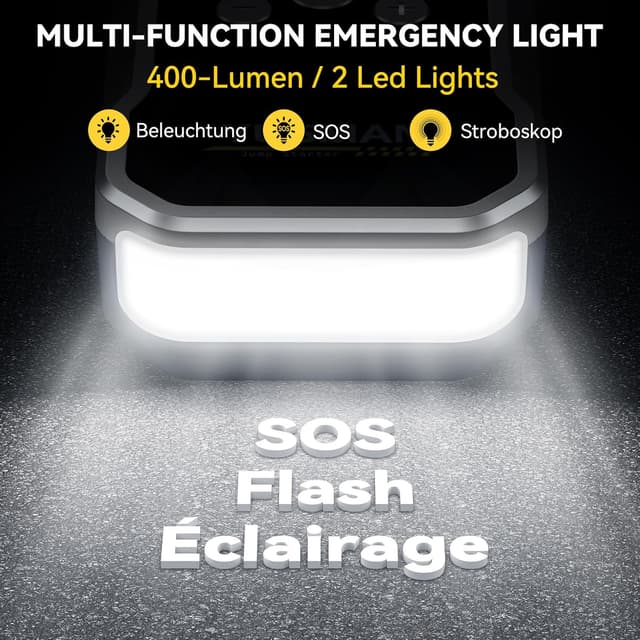 Thumbnail 4 de YUSMAN Starthilfe Powerbank 15800 mAh