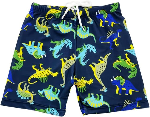 Detalle de FedMois Kleinkinder Jungen Badeanzug 3-teiliges Set: Badeshirt, Badeshorts & Bademütze