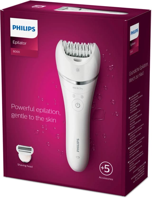 Thumbnail 6 de Philips Series 8000 BRE710/00 Epilierer 1 Kopf