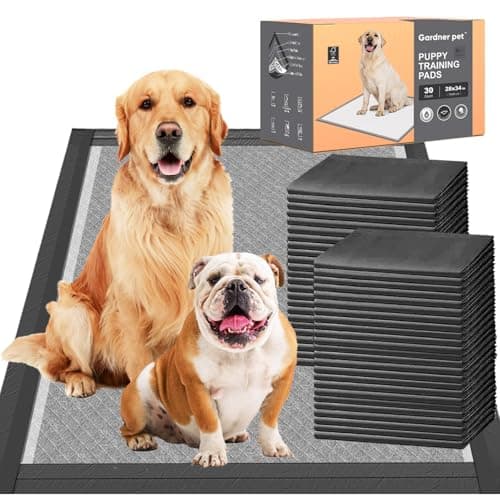 Detalle de Gardner Pet empapadores para perros grandes 70x85 cm (carbón, 30 unidades)