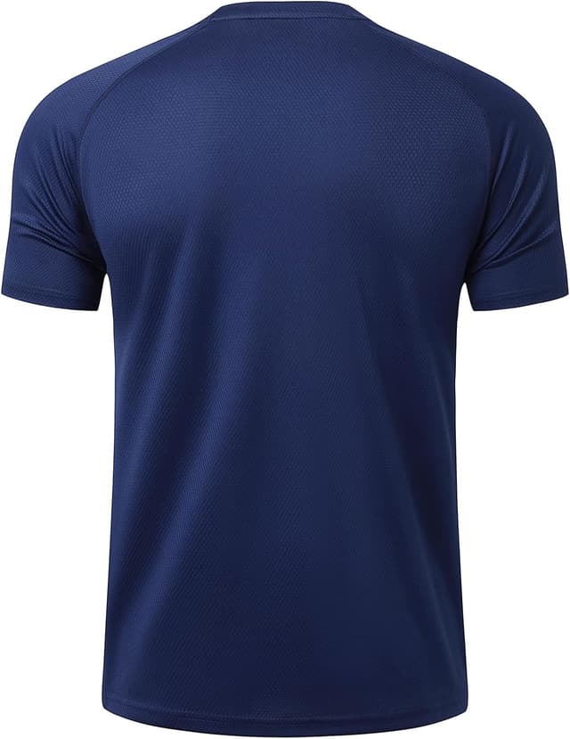Detalle de LUWELL PRO 3 Pack Men’s Running T-Shirts (Quick Dry, Moisture Wicking, Breathable)