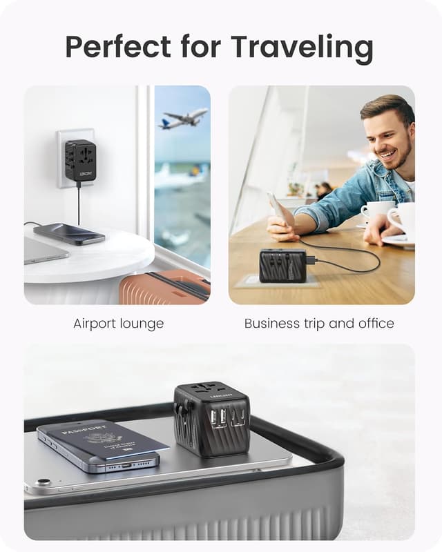 Thumbnail 6 de LENCENT PD 30W adaptateur de voyage universel