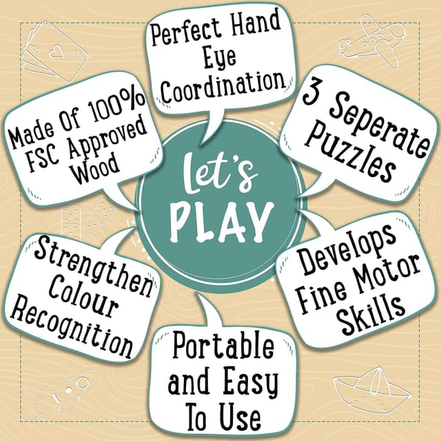 Detalle 2 de Jaques of London Montessori Puzzles for Toddlers