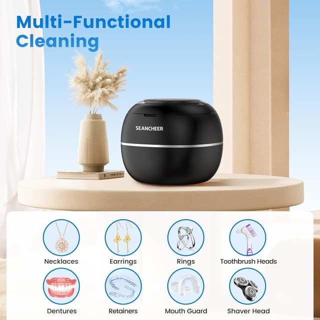 Thumbnail 5 de SEANCHEER Ultrasonic Cleaner 48kHz