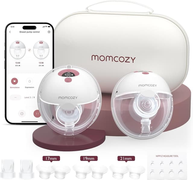 Detalle de Momcozy M5 wearable breast pump 24mm