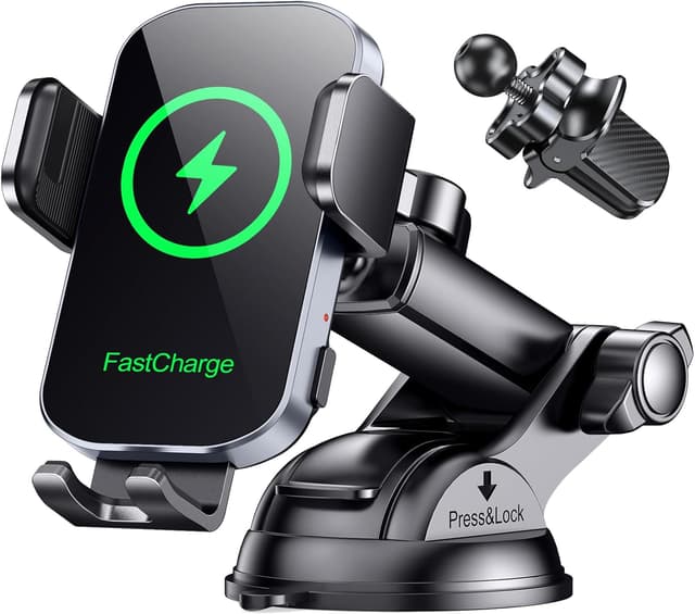 Detalle de Glangeh 15W Wireless Car Charger for iPhone