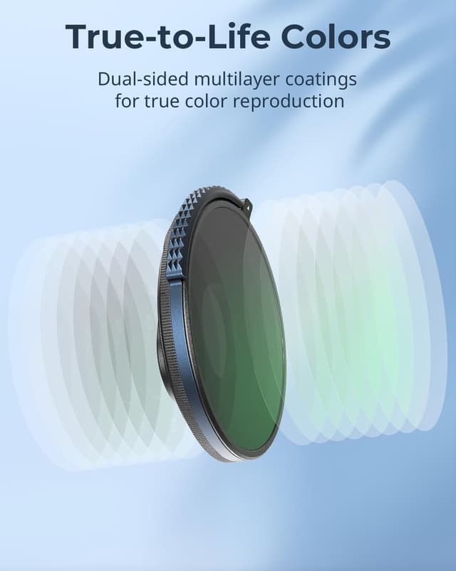 Thumbnail 4 de SMALLRIG CPL VND 3-5 Filter für GoPro