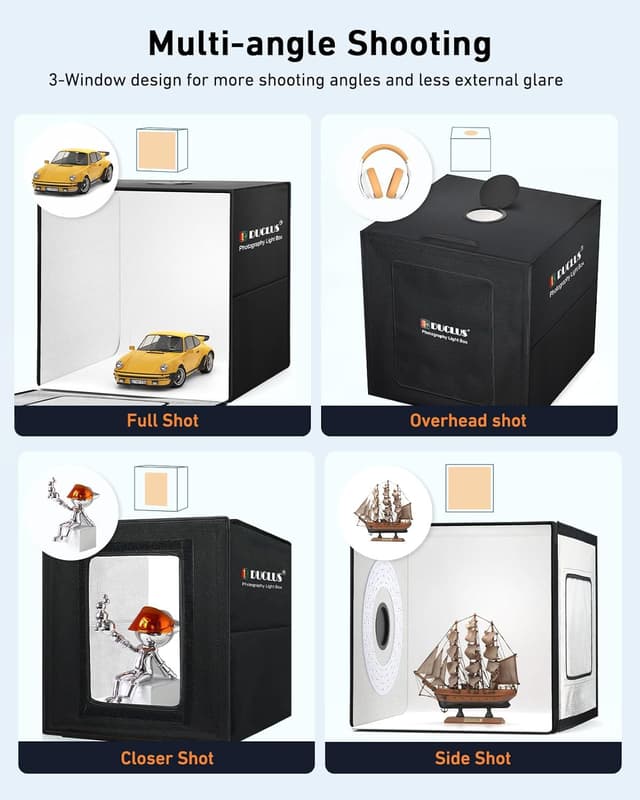 Thumbnail 4 de DUCLUS Light Box Photography 50cm 216 LEDs