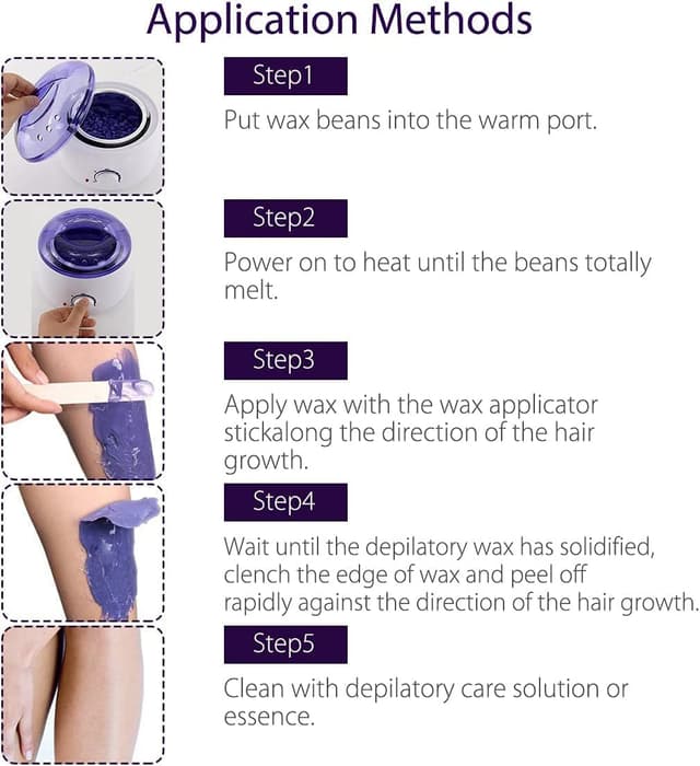 Thumbnail 3 de Waxing Set Wachsmaschine 400 g Perlen 🎀