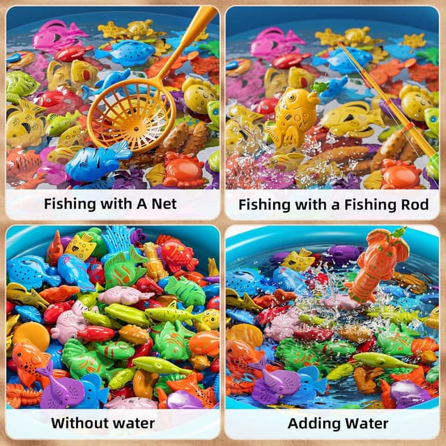 Thumbnail 2 de NIPLOOOW Pool Fishing Toy Set for Kids 3 🎣