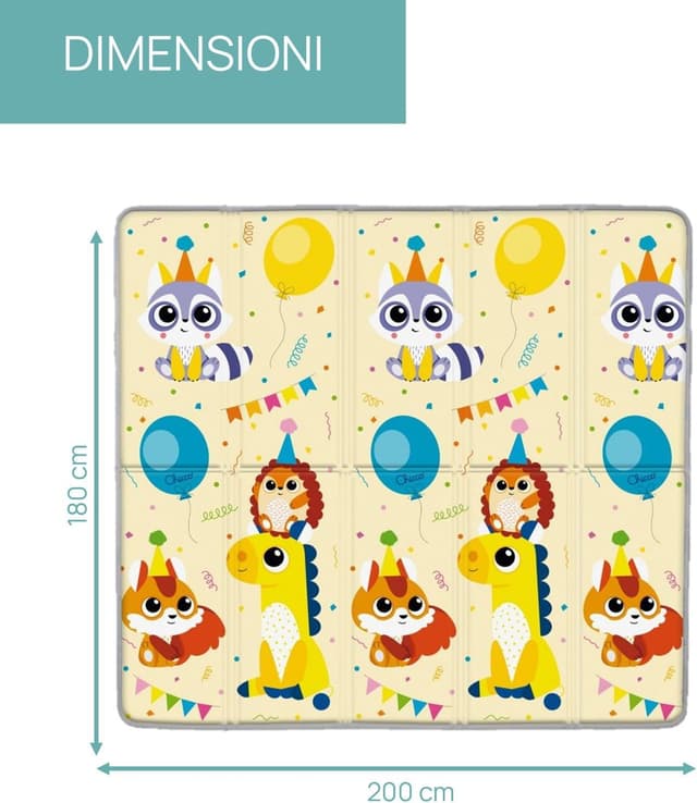 Thumbnail 4 de Chicco Tappeto Gioco 200x180 cm Extra Large