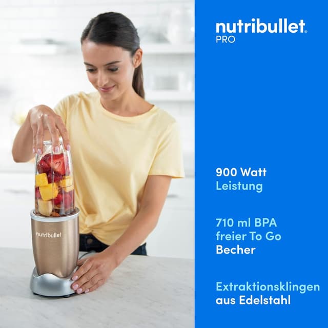 Detalle 2 de Nutribullet Pro NB904CP 900 W Smoothiemixer