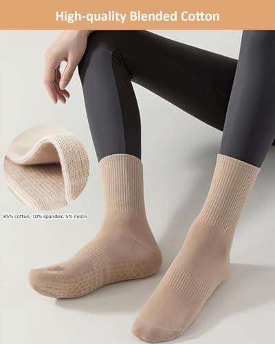 Detalle de Yikki calcetines pilates antideslizantes 4 pares