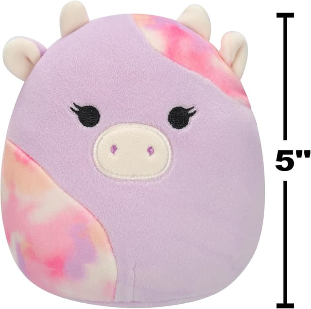 Detalle de Squishmallows Original Suri Sunset Cow 3-Pack (3.5in, 5in, 8in) – Official Jazwares Plush