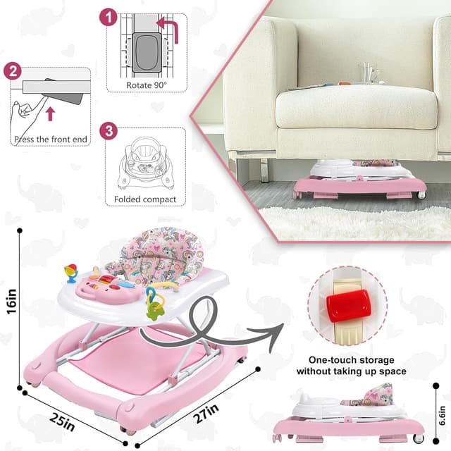 Thumbnail 5 de Foldable Baby Activity Walker 6-18 months