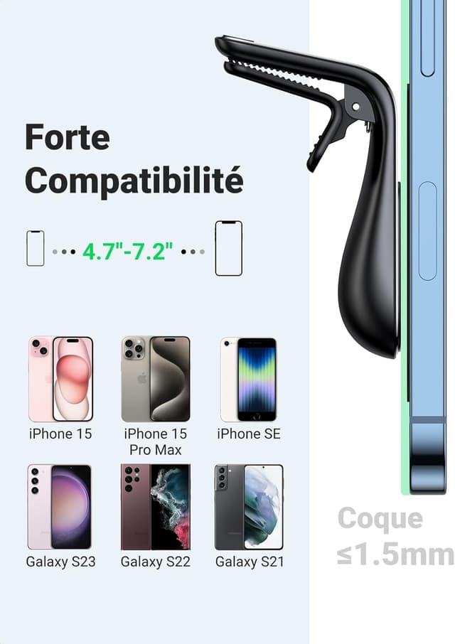 Thumbnail 6 de UGREEN support voiture magnétique pour smartphone