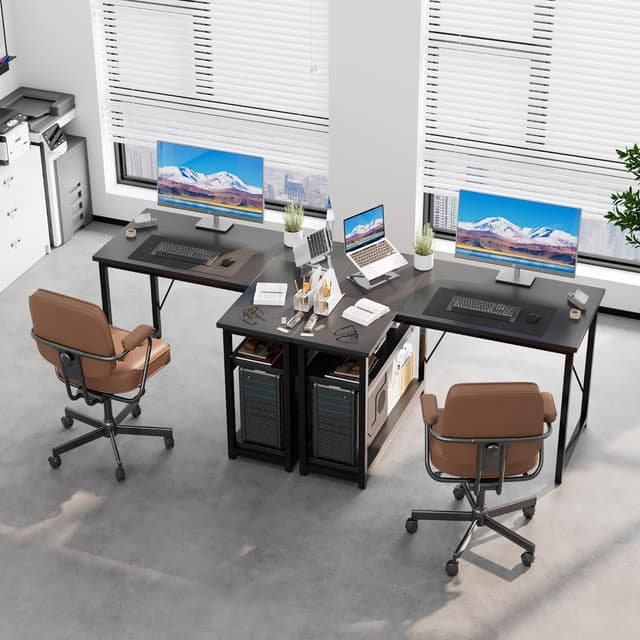 Thumbnail 6 de JUMMICO Scrivania angolare 100 x 80 cm