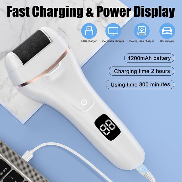 Thumbnail 4 de Hornhautentferner Elektrisch Profi-Set mit 3 Rollen đж