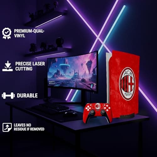 Thumbnail 7 de Kit de vinilos Extra Resistentes MaD Vision para PlayStation 5 (PS5) Pro Digital y Pro Disc, mate + 2 skins para mandos