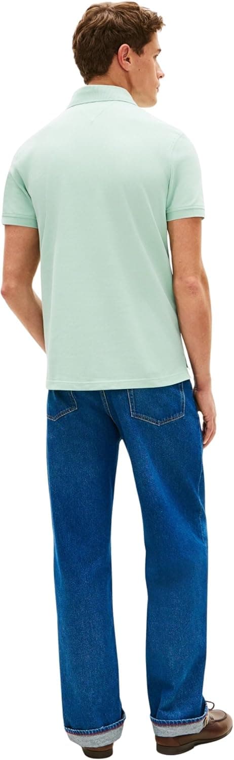 Detalle 2 de Tommy Hilfiger Men’s Short Sleeve 1985 Regular Fit Polo Shirt