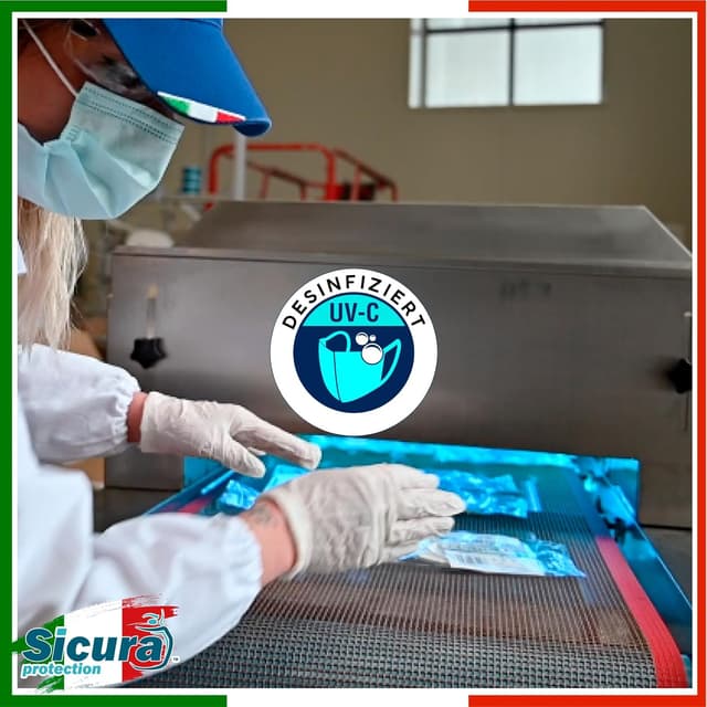 Detalle de FFP2-Masken 50er Sicura Pink, CE-zertifiziert