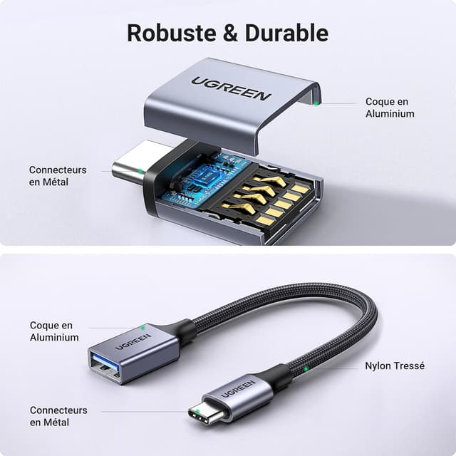 Thumbnail 4 de UGREEN Adaptateur USB-C vers USB-A 3.0 5Gbps