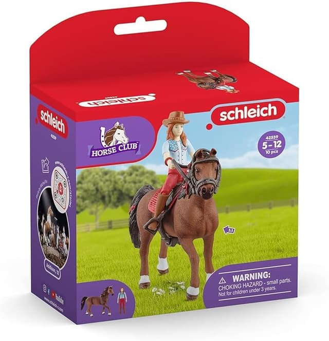 Thumbnail 6 de Schleich HORSE CLUB Hannah & Cayenne Playset 🐴, 10 piezas, a partir de 5 años