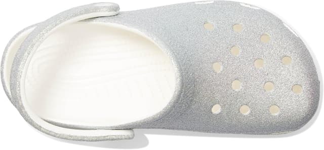 Detalle 2 de Crocs Unisex Kids Classic Iridescent Glitter Clog