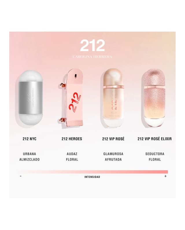 Thumbnail 5 de Carolina Herrera 212 VIP Rosé perfume 80 ml