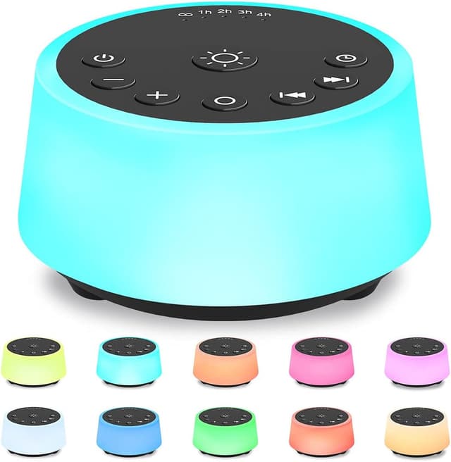 Imagen de Color Noise Sound Machines with 10 Colors Night Light en OfertitasTOP