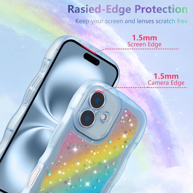 Detalle de ZTOFERA iPhone 16 Handyhülle 6,1 Zoll