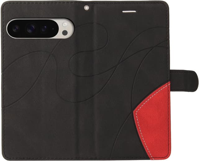 Thumbnail 6 de CXTCASE Handyhülle für Google Pixel 10 Pro XL – Klapphülle mit Kartenfächern und Kickstand, Schwarz