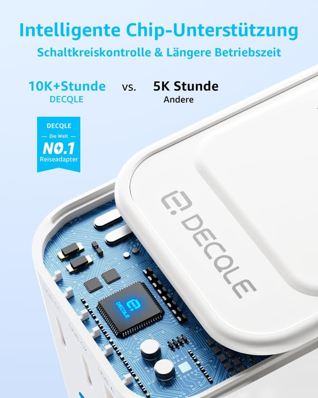 Thumbnail 6 de decqle Reiseadapter 2000W đ